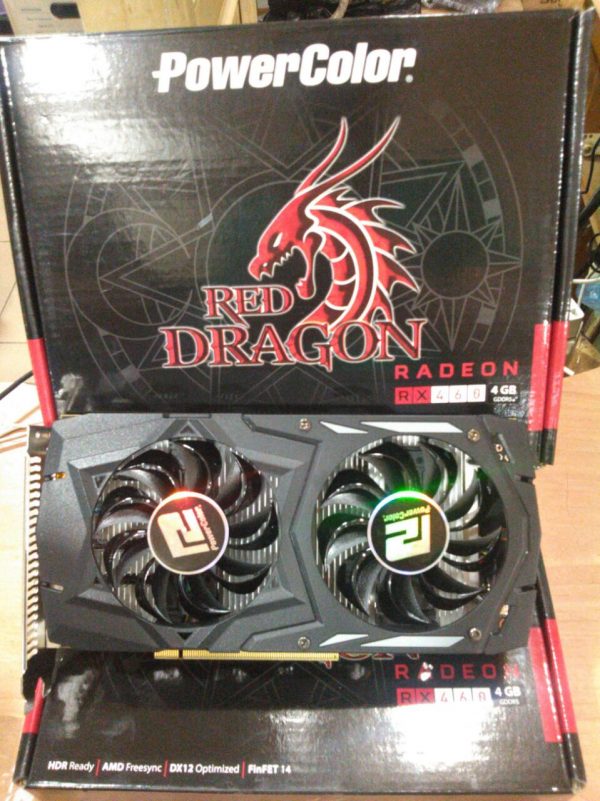 RX 460 4GB DDR5 128 BIT RED DRAGON