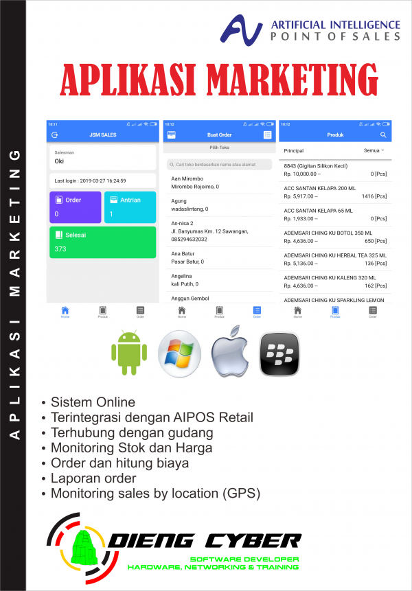 aplikasi marketing