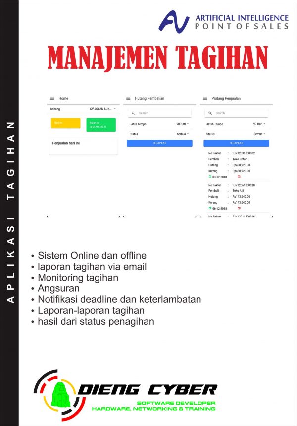 aplikasi manajemen tagihan