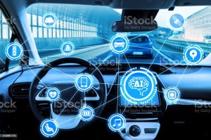 Illustrasi Automous CAr