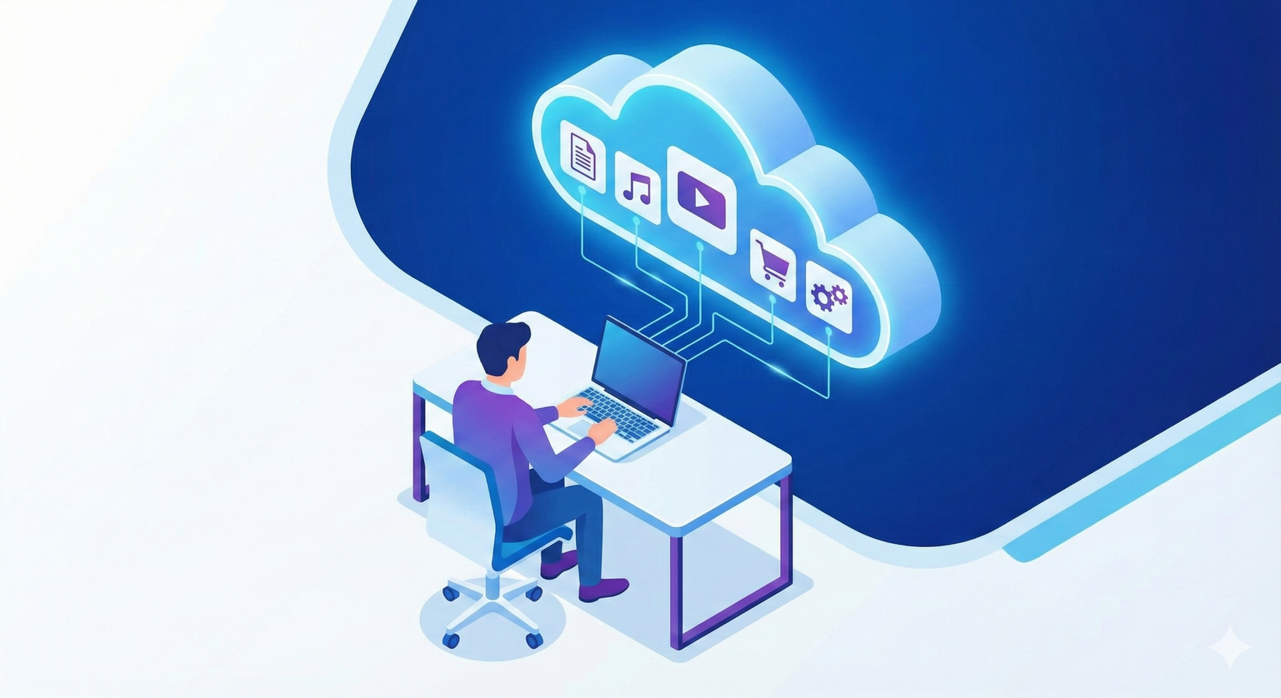 Ilustrasi perkembangan software berbasis Cloud