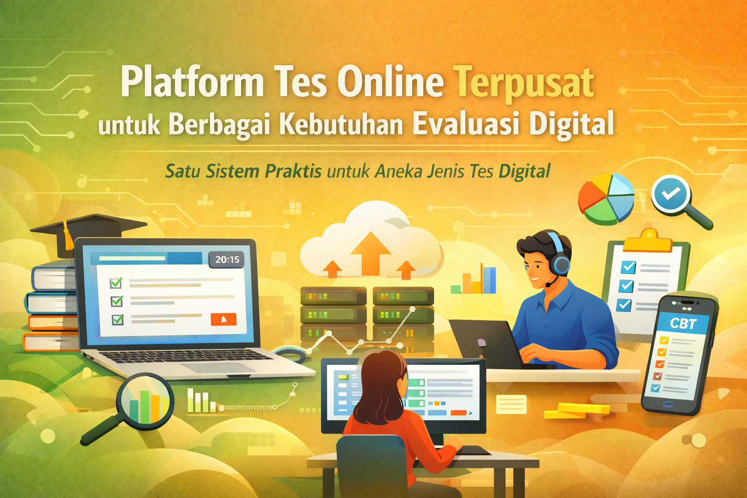 Platform Tes Online Terpusat CBT Dieng Cyber