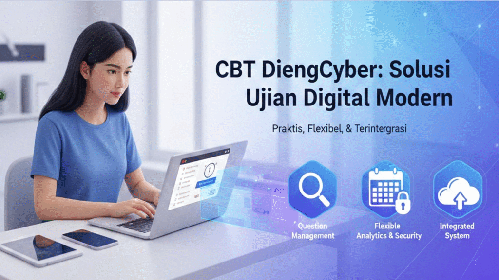 Platform CBT DiengCyber untuk pelaksanaan ujian digital modern yang praktis, fleksibel, dan terintegrasi