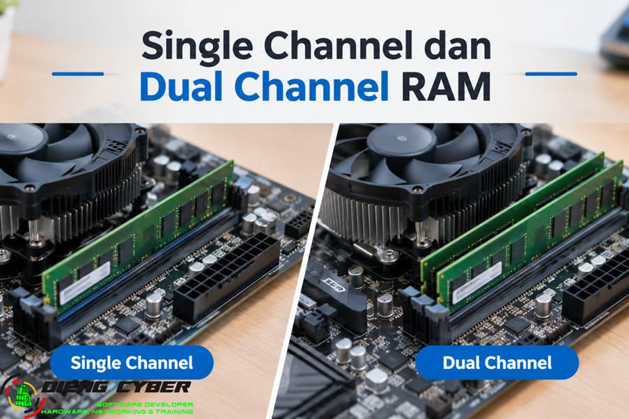 Single channel dan dual channel RAM